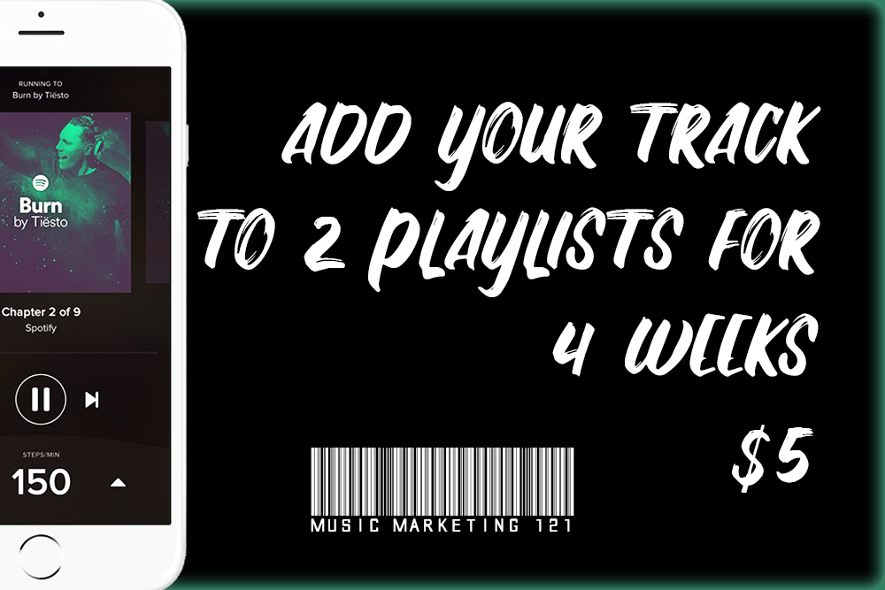 4 Week Music Playlist Promotion for