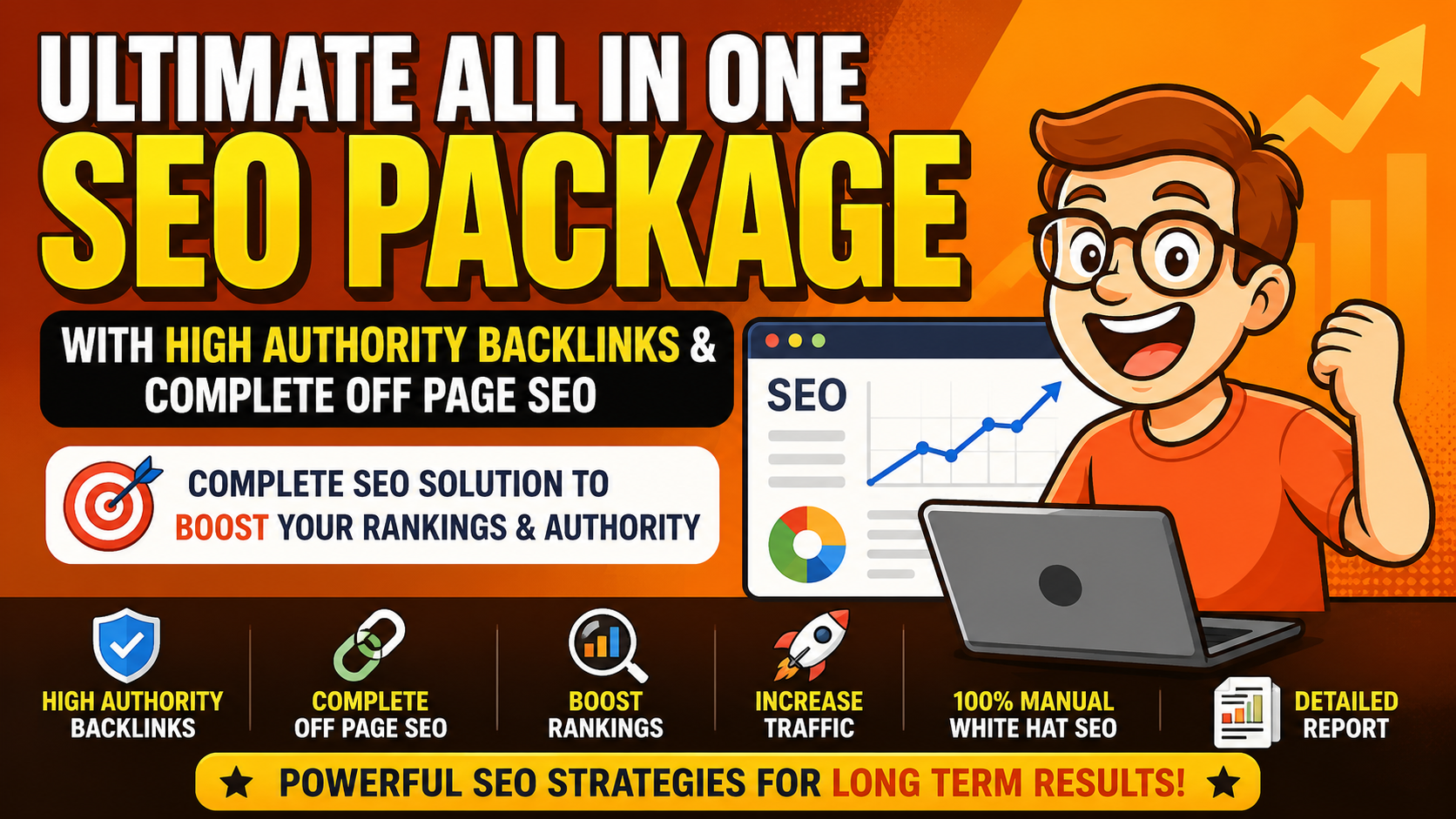 Ultimate All in One SEO Package with High Authority B...