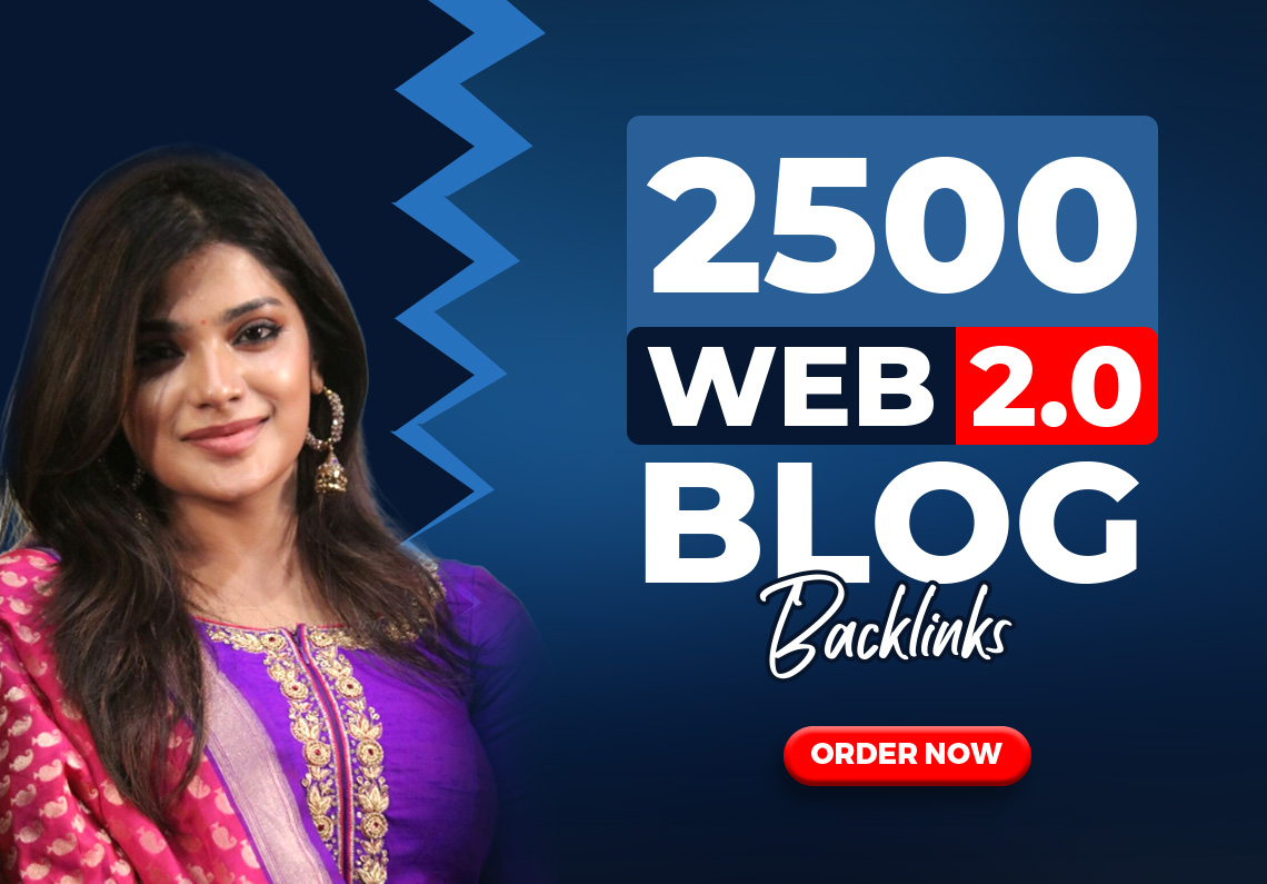 2500 Powerful WEB 2.0 Backlinks, DA 80+