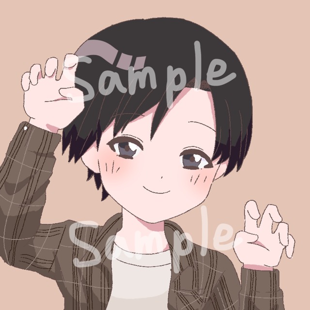 I will draw original cute anime character 