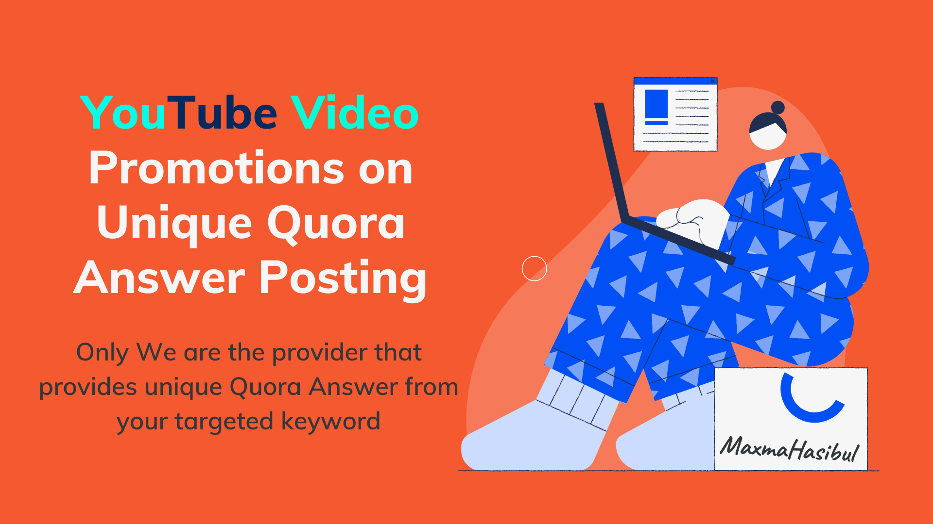 YouTube Video Promotion on Quora Answer Posting with real audience