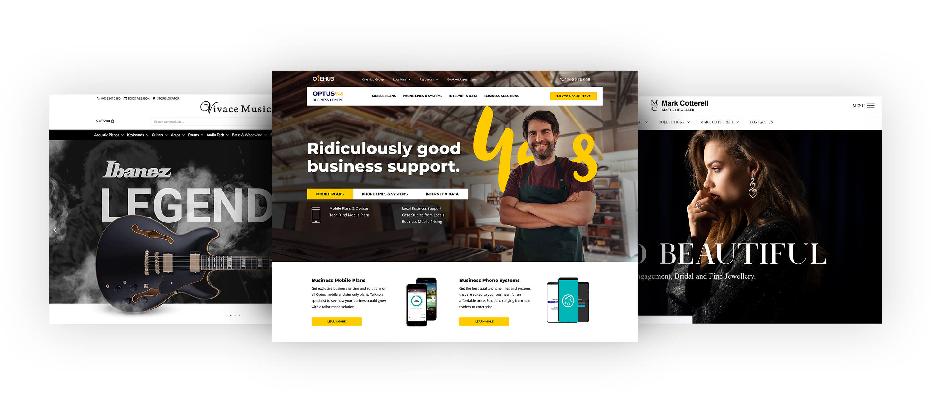 I will design one page website