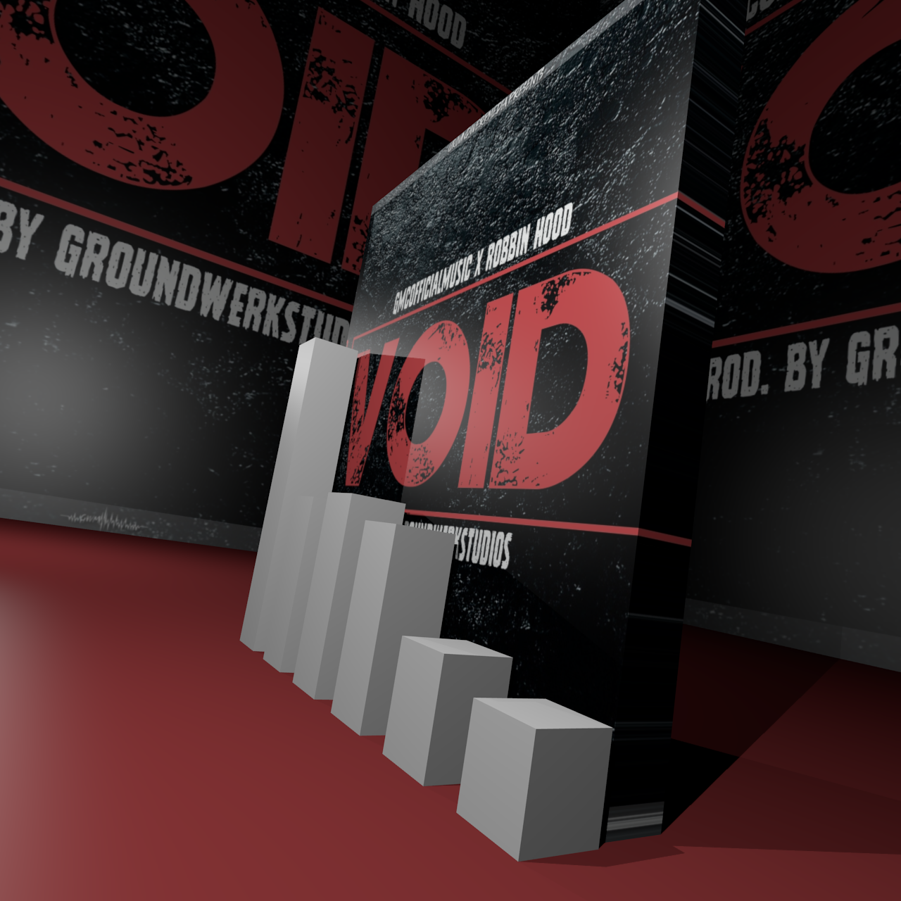 I will create a cinematic 3D visualizer for your music