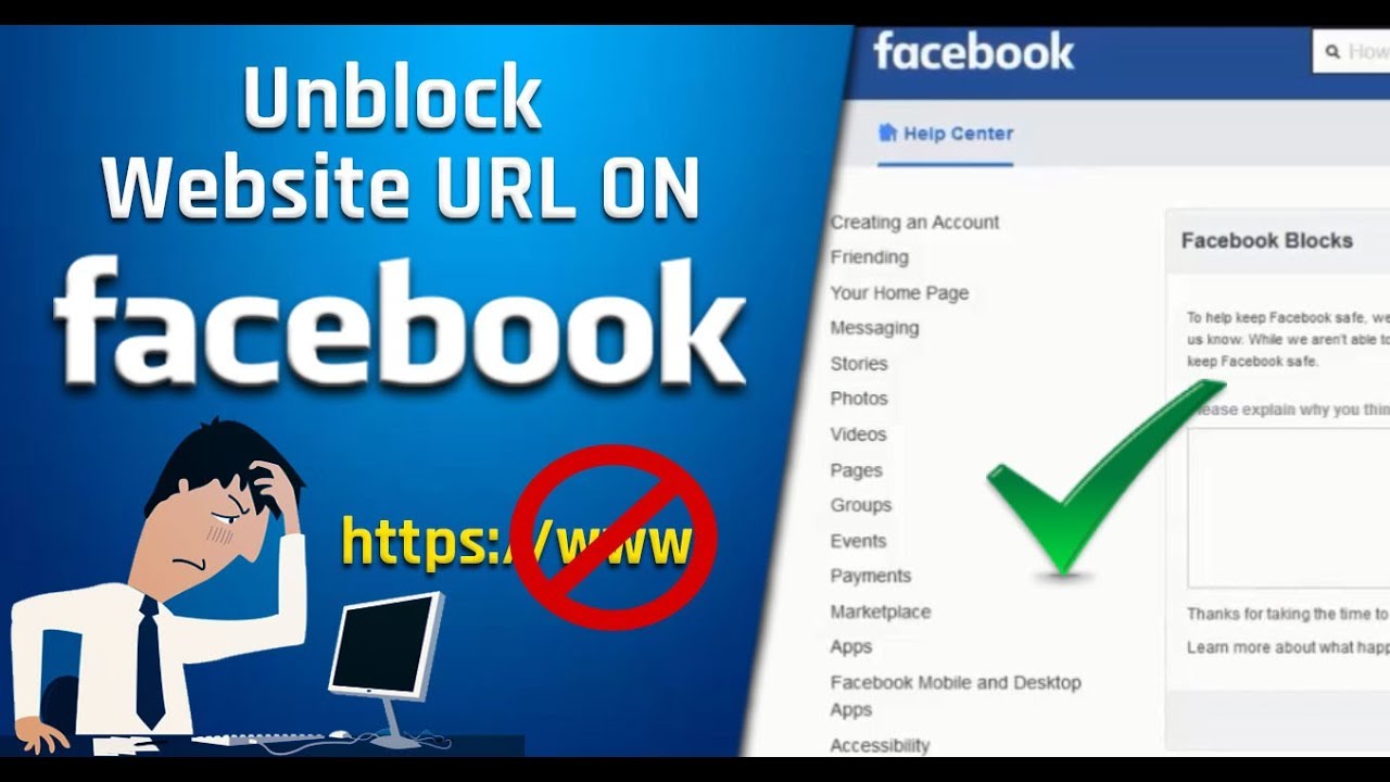 I will Unblock your Website or Blog url in Facebook