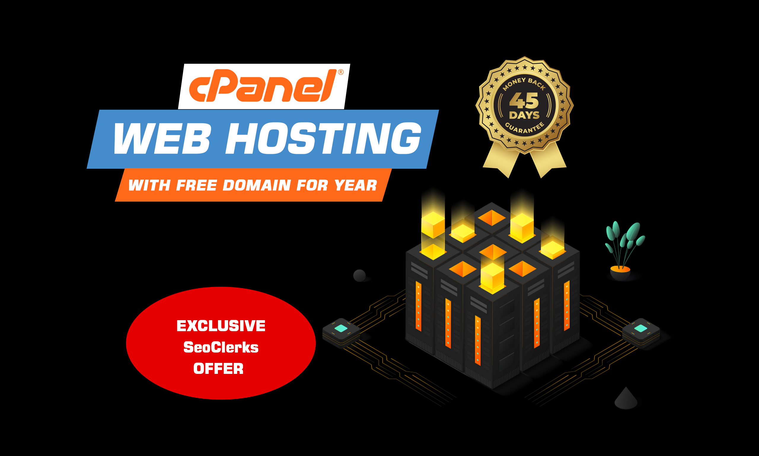 Get 1 year web hosting with free SSL, migration and support