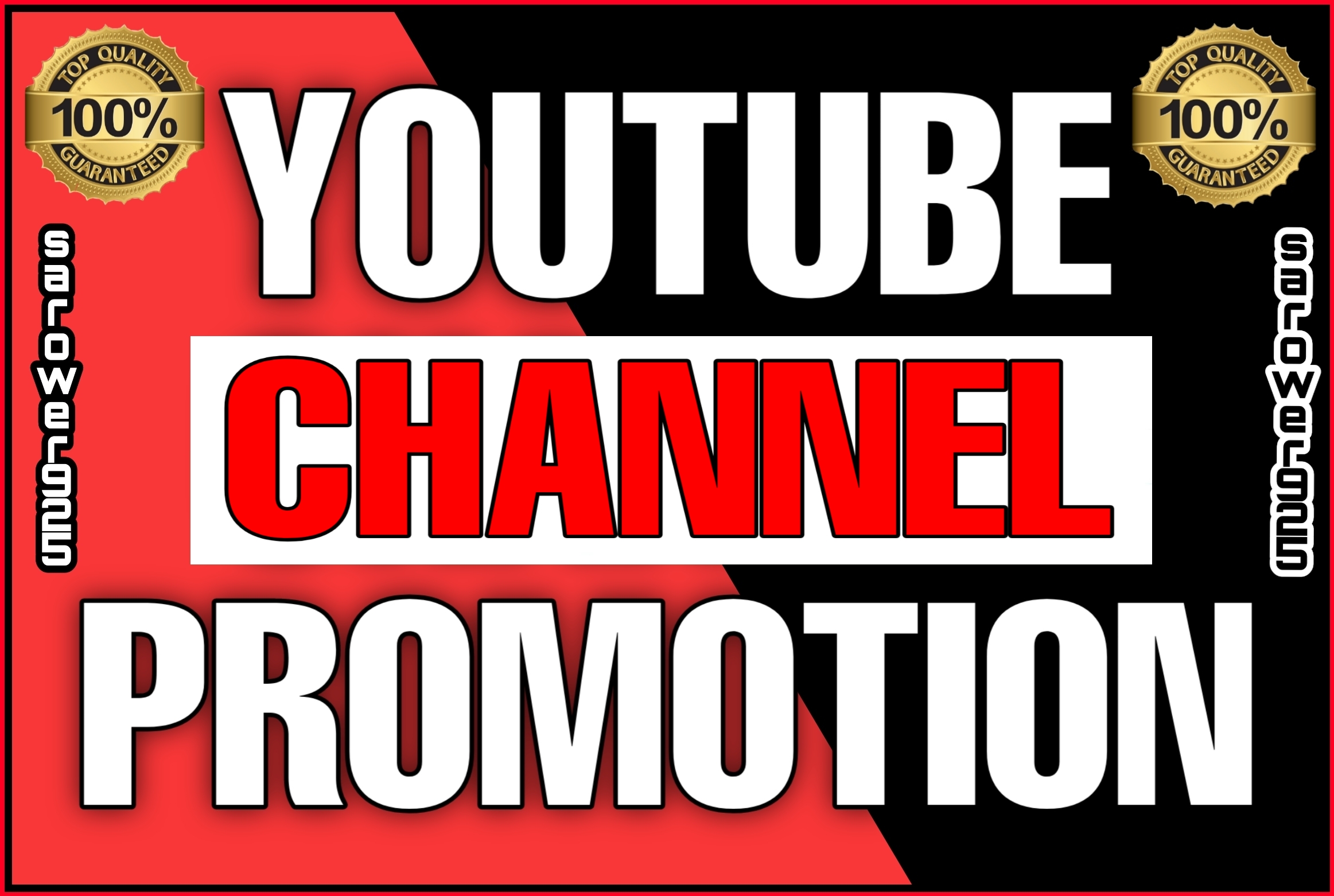 Youtube account promotion by worldwide real users 