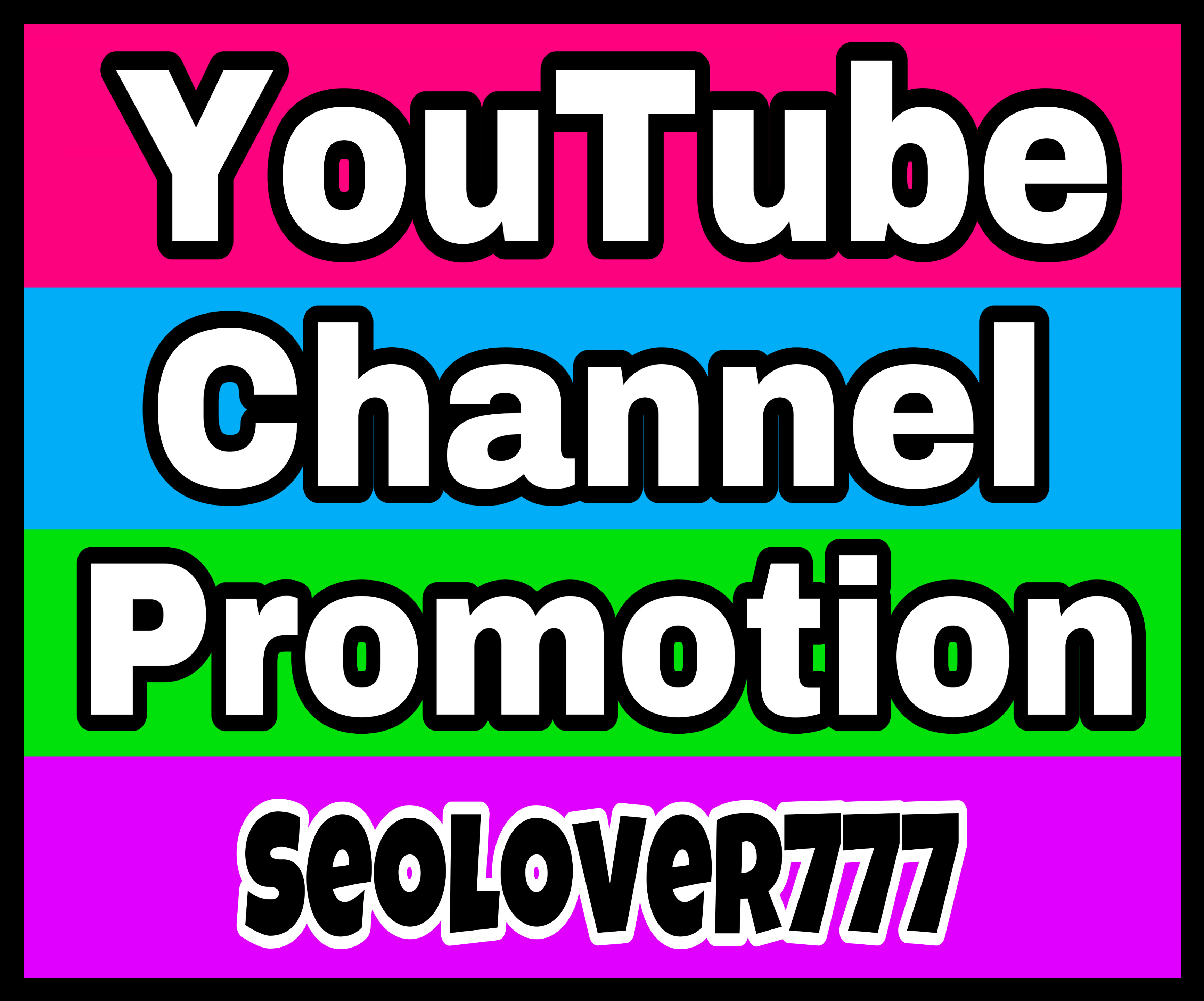 YouTube organic promotion with real, fast & high quality