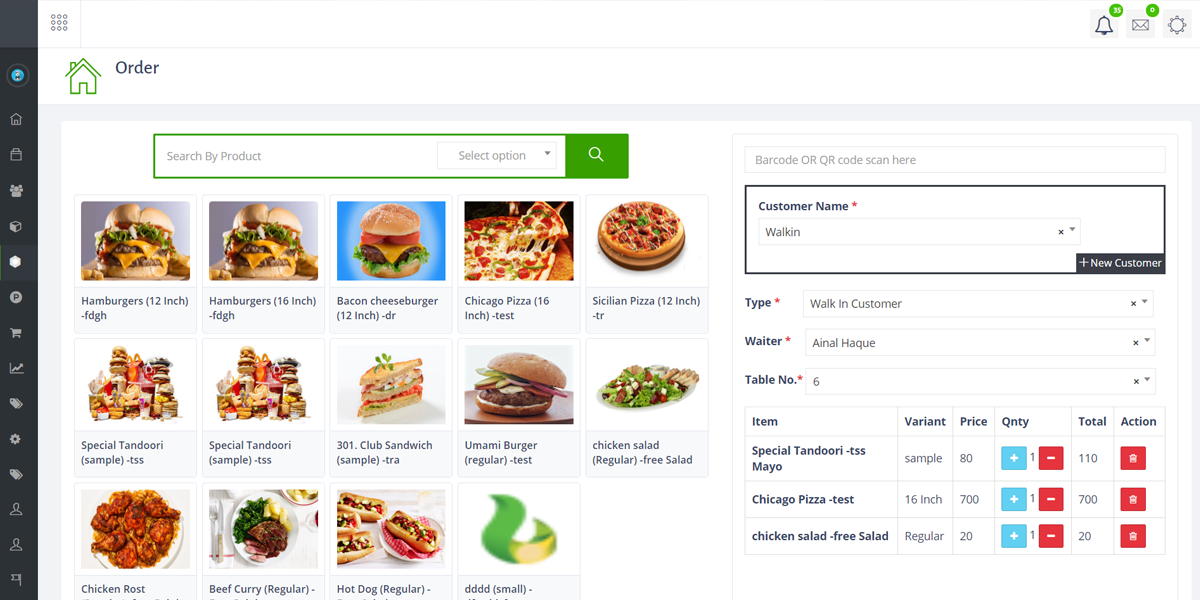 Bhojon Best Food Restaurant Manager Website APP (PHP Script)