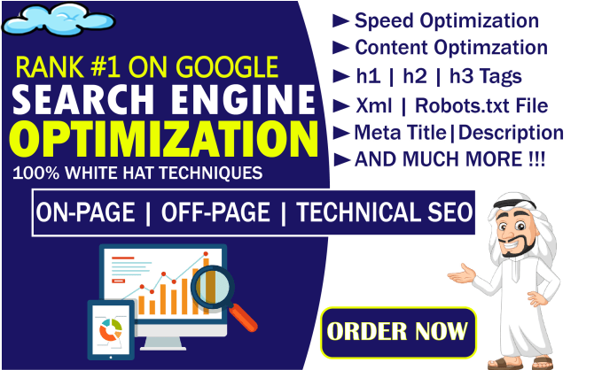 I will do your websites On-Page SEO and Technical SEO which will increase your website speed 