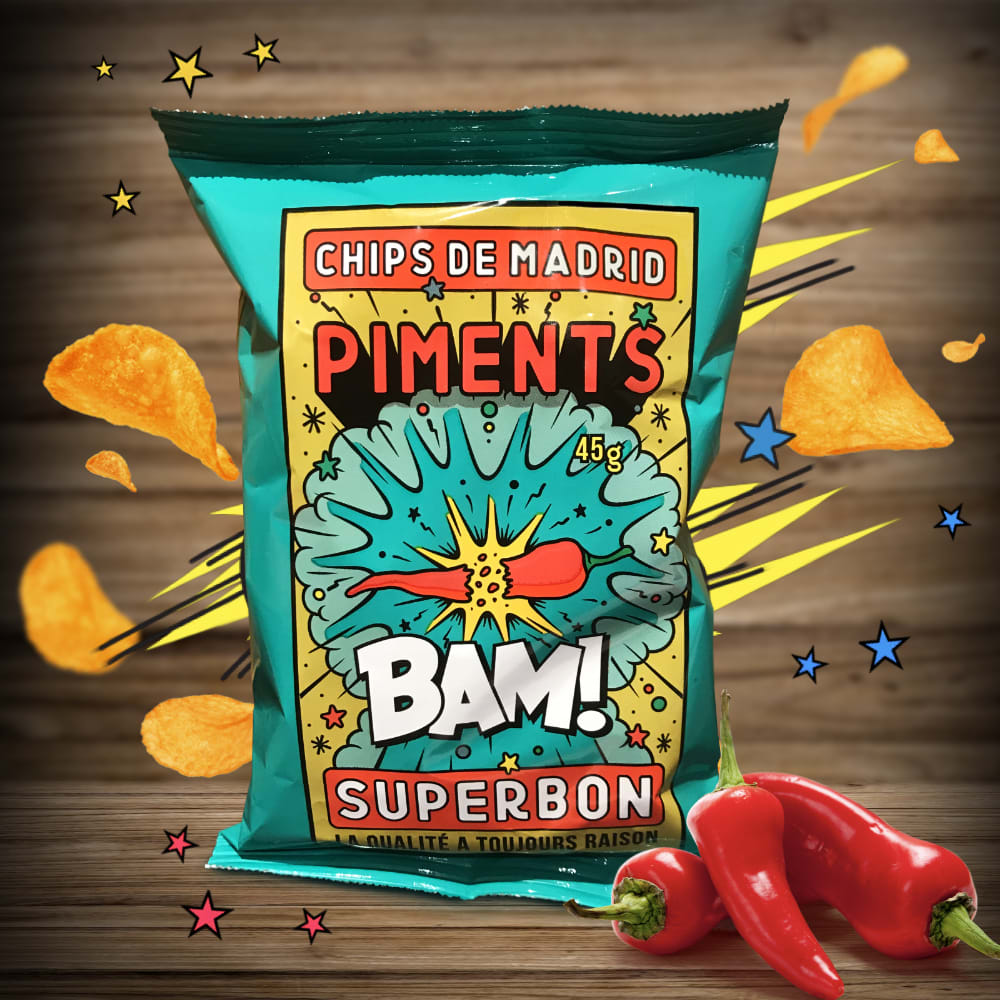 An advertising picture for food