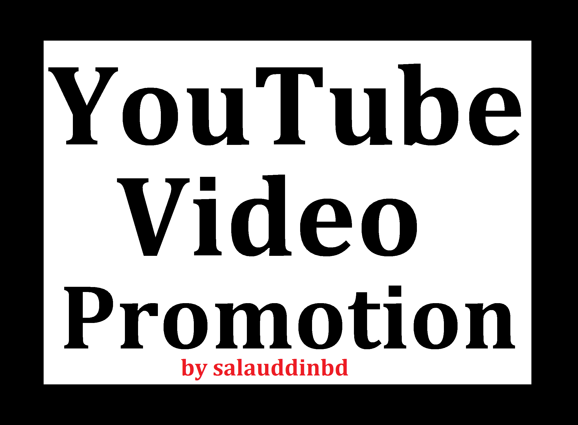 Add YouTube High Quality Video Promotion Marketing Full Safe For 75