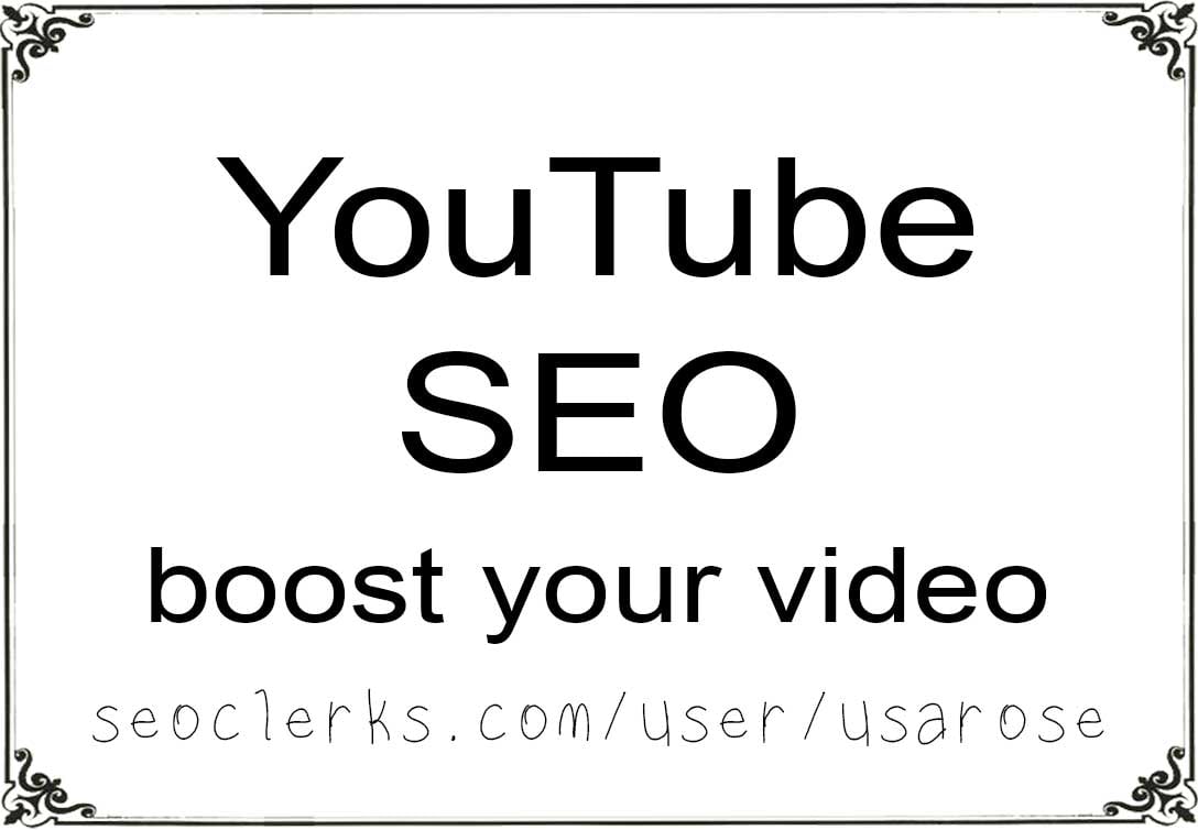 SEO, Boost YouTube video rank, 50,000 Embeds, 20 Backlinks + Social Signals, 400 Search Engine