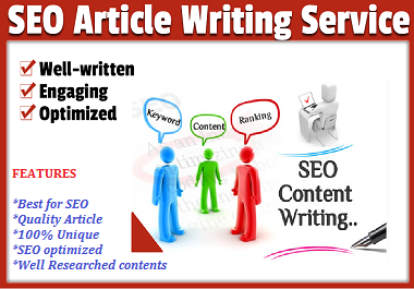I'll write 1000 WORDS SEO friendly contents for your website/blog. Good writer/writing