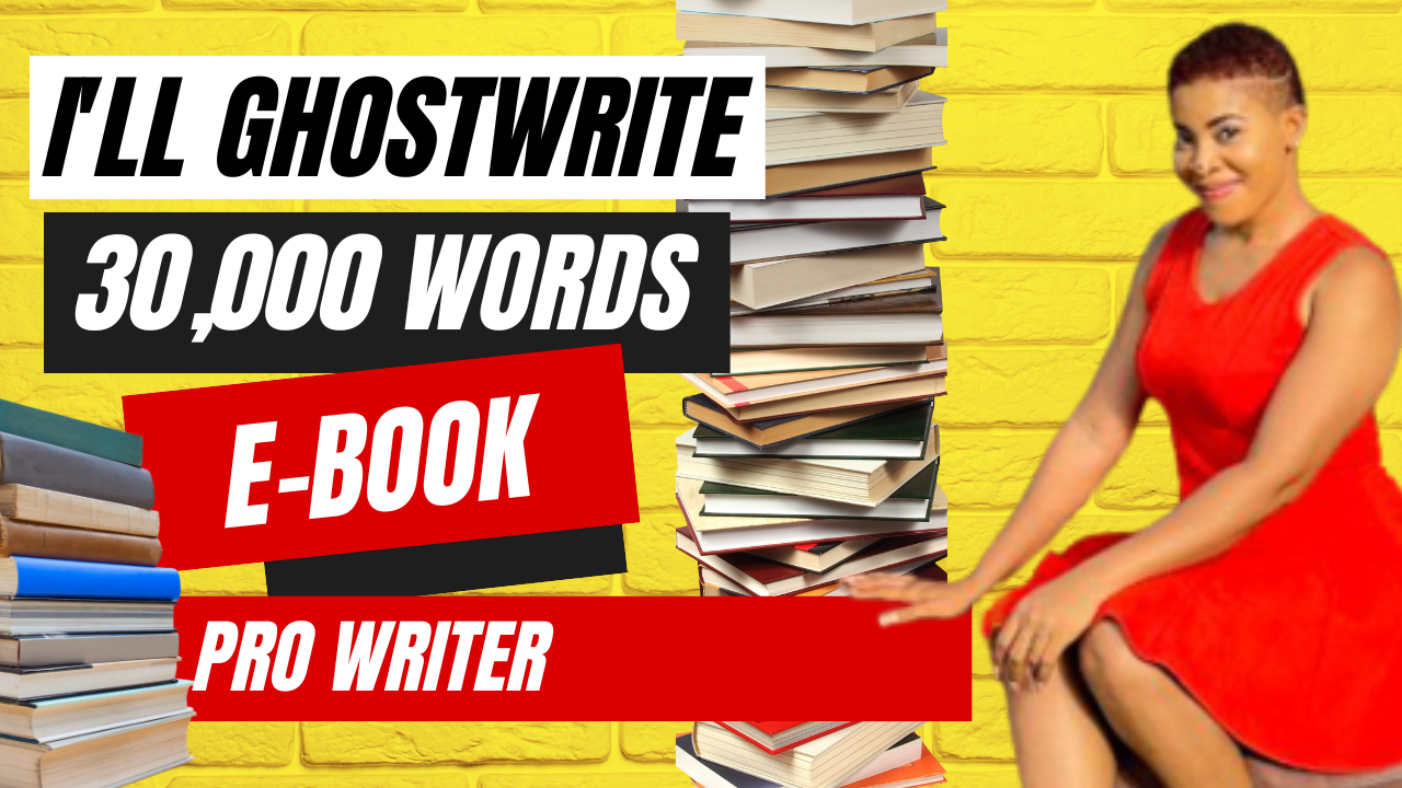  I will ghost write you a book in any genre. Ghostwriter Service 