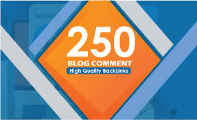 Provide 250 Dofollow Blog Comments PR 9 to PR 3 High DA PA Backlinks