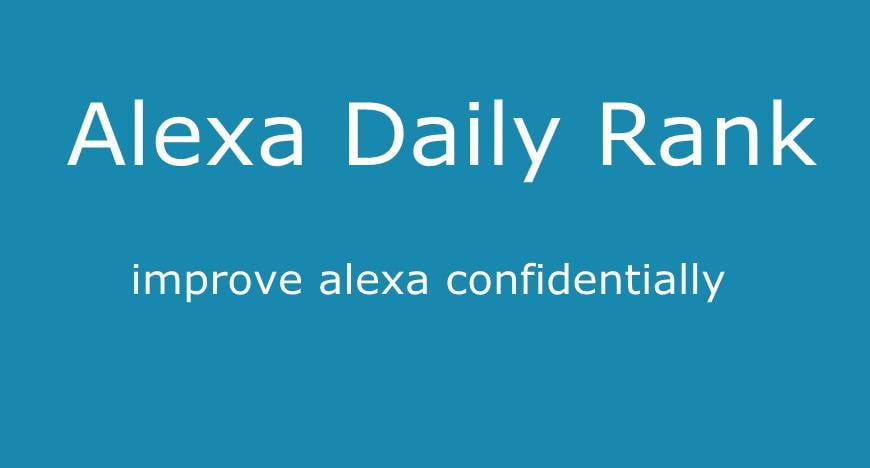 Boost Alexa Daily Rank 100,000 1 Month For Your WebSi...