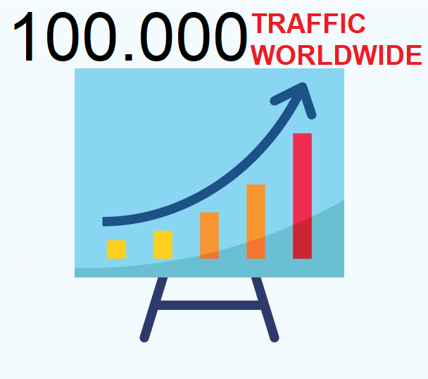 100,000 Traffic Human Real Organic Search Engine And Social Media For Website Blog Url