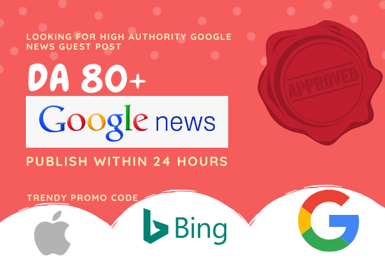 I will publish your written article on my google news DA 80 Blog