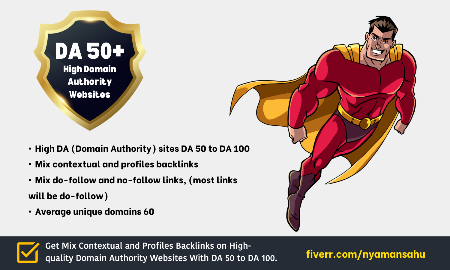 DA 50 High Quality Do Follow SEO Backlinks
