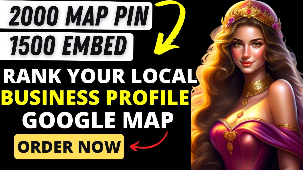 Rank Your Google Map Business Profile( Google Map Embed OR Video Embed ) Local Business Citations 
