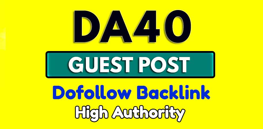Publish a Guest Post on DA40+ Blog