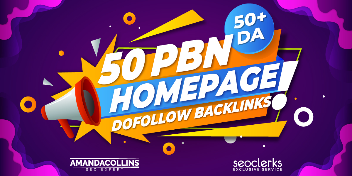 50 Permanent PBN Backlinks DA 70 to 50 Plus Dofollow and Index Domains
