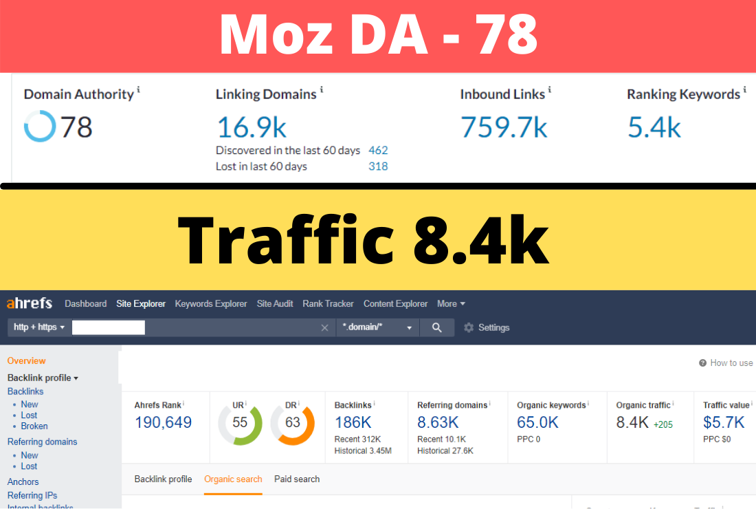 I will publish guest post on da 75 plus real traffic blog