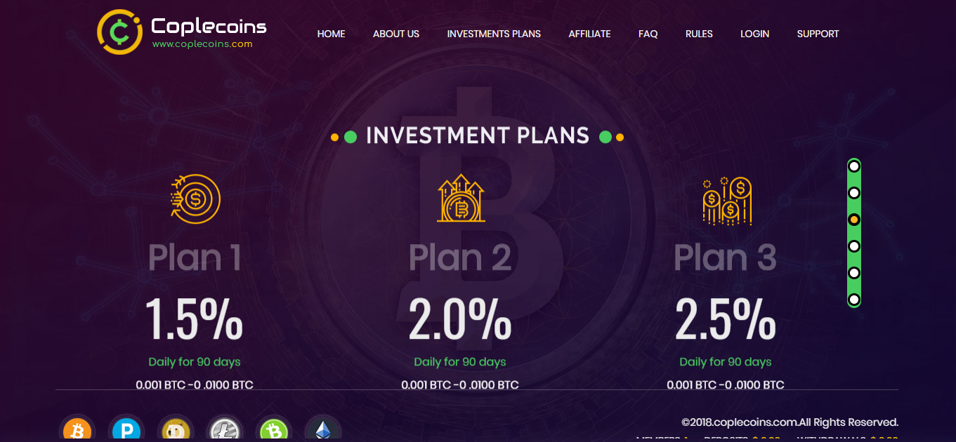 Investment website or hyip website