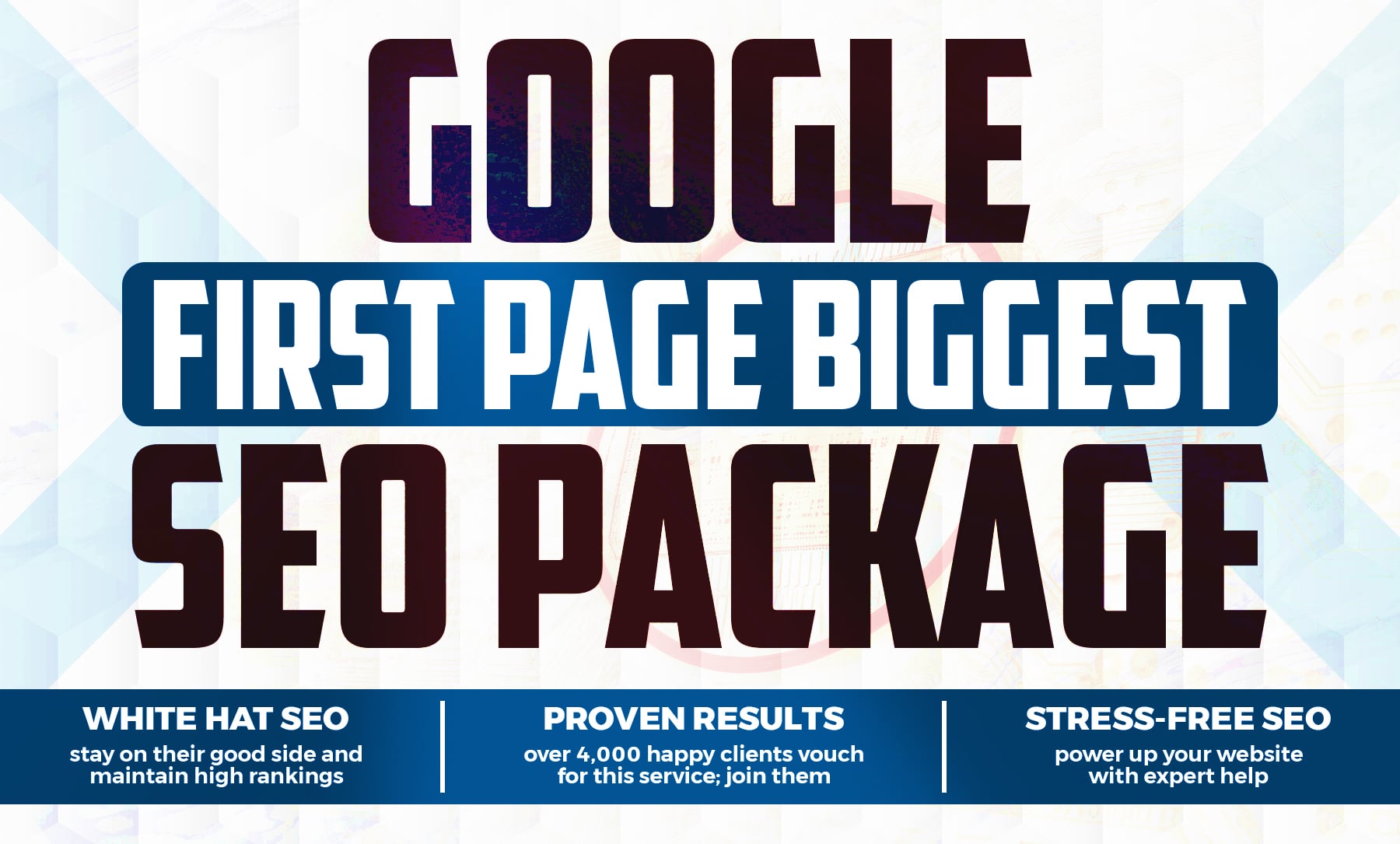 PAGE 1 Booster Biggest Seo Package - Guaranteed Result Or Money Back