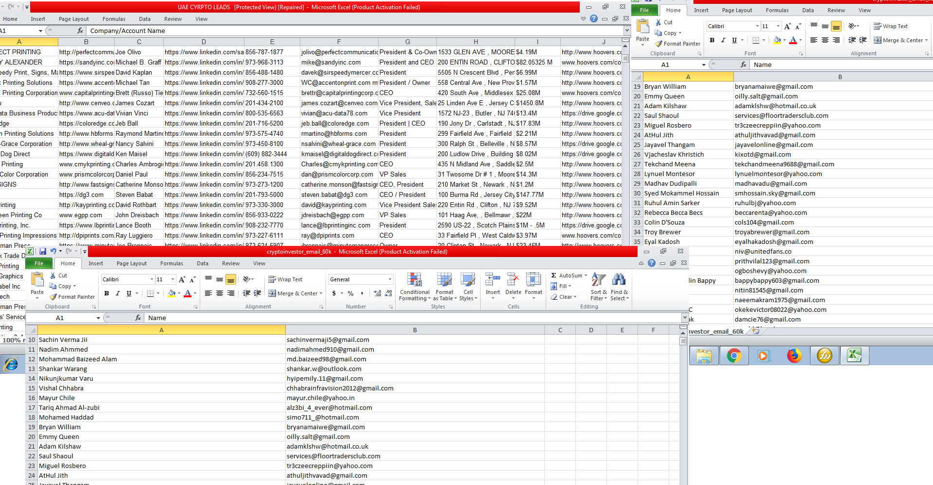 Ico Cryptocurrency Leads Blockchain List 130k Email