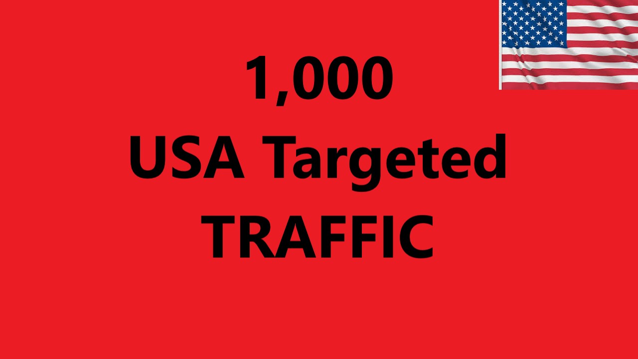 Send 1,000 USA Targeted Traffic to Your site