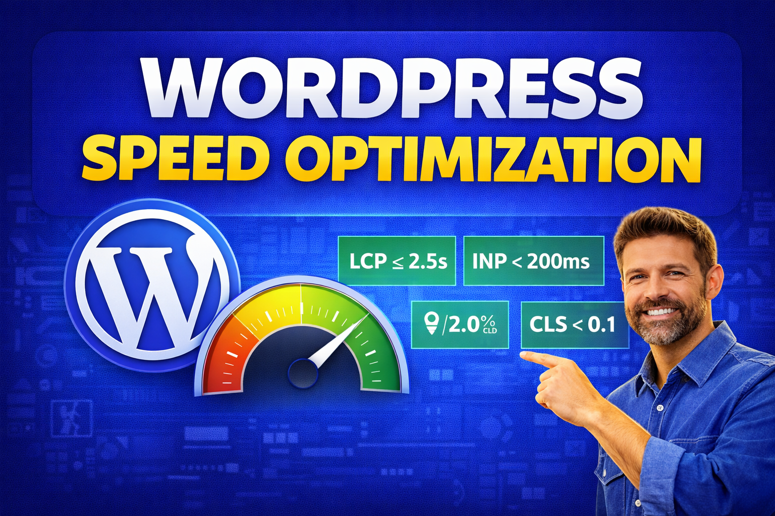 I will optimize WordPress speed for Core Web Vitals and page experience