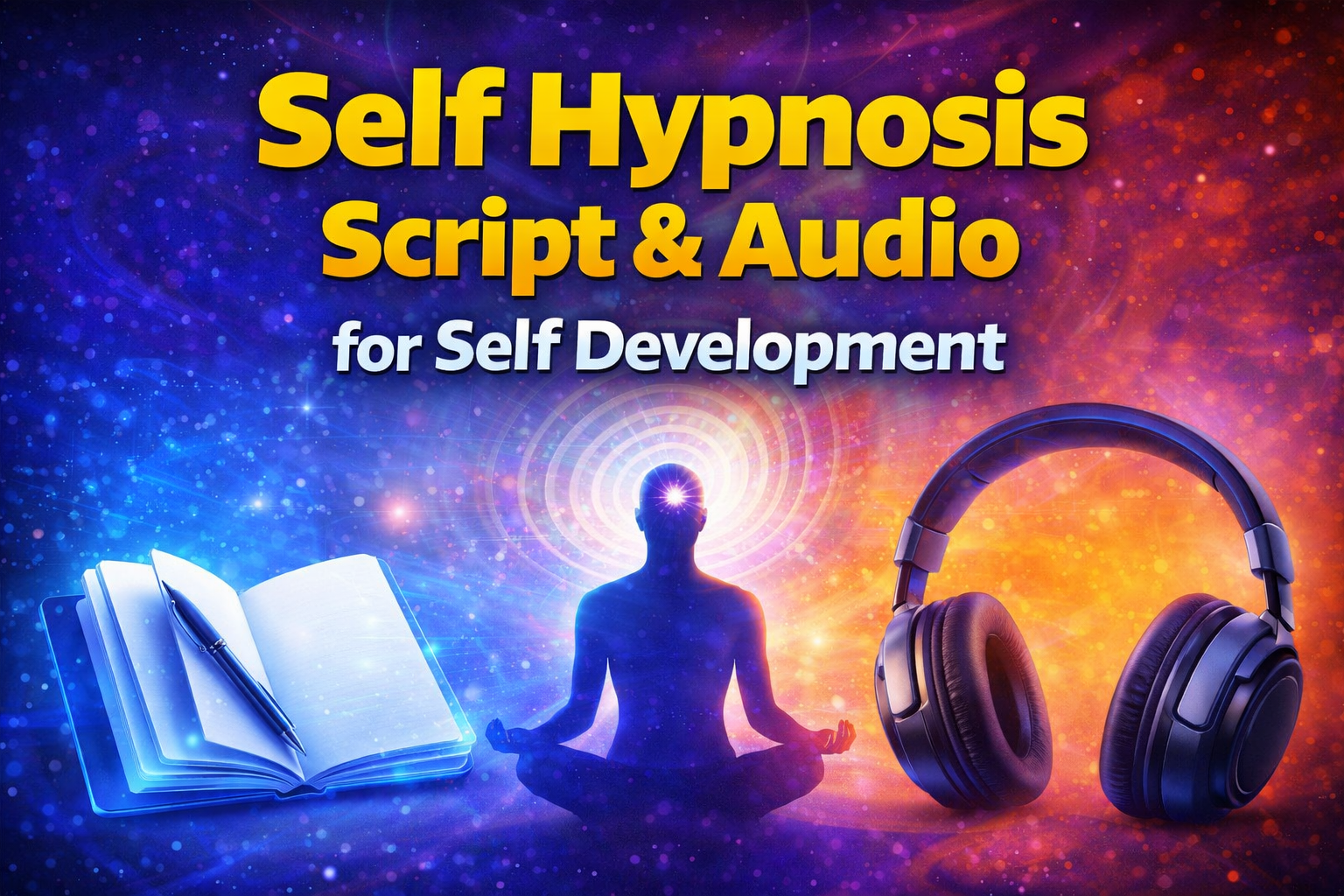 I will create a custom 10 minute self hypnosis script and audio for self development