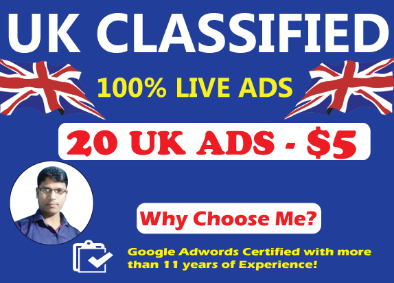 20 High Authority UK Classified Ads Posting to Drive Traffic and Sales