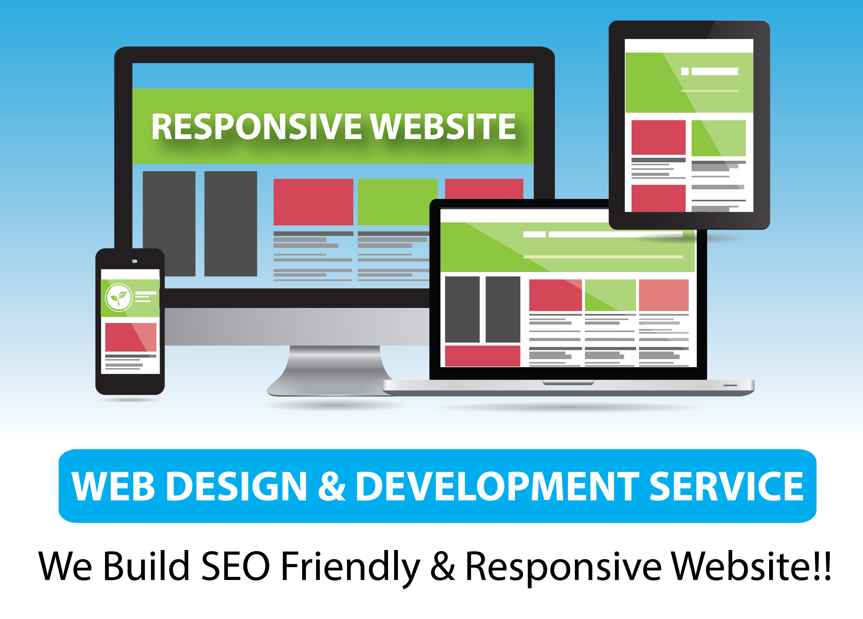 Create a Responsive & SEO Friendly Website