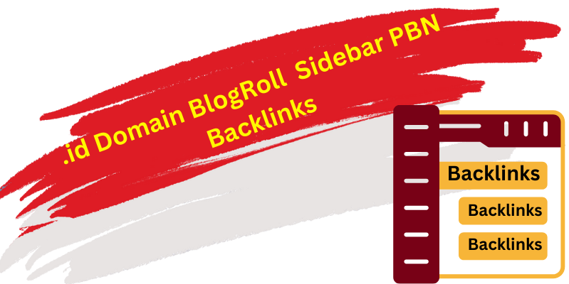 Get 100 .id Sidebar Blogroll Permanent PBN backlinks DA 50 plus all unique sites Rank or Refund
