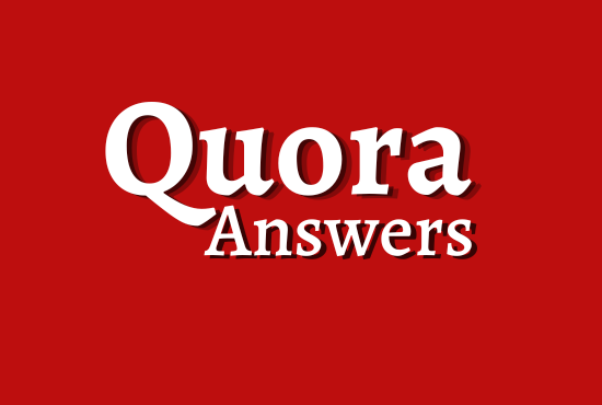 Promote your website 10 high quality Quora answer with your keyword & url only
