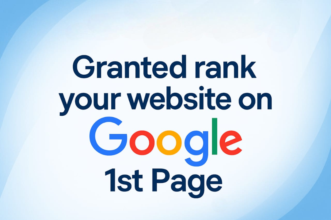 Offer Guaranteed Rank your website on Google 1st page Only
