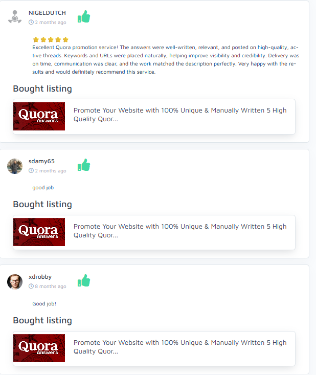 Promote Your Website with 100 Percent Unique & Manually Written 5 High Quality Quora Answers
