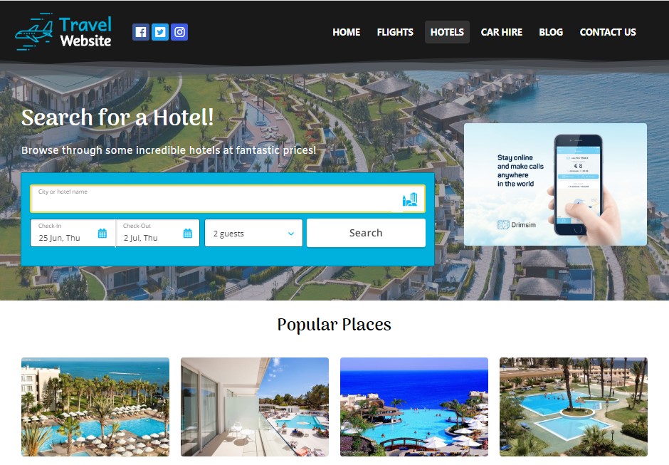 Start Your Own Travel Comparison Website - Installation, Domain and First Month of Hosting Included!