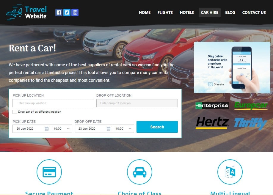 Start Your Own Travel Comparison Website - Installation, Domain and First Month of Hosting Included!
