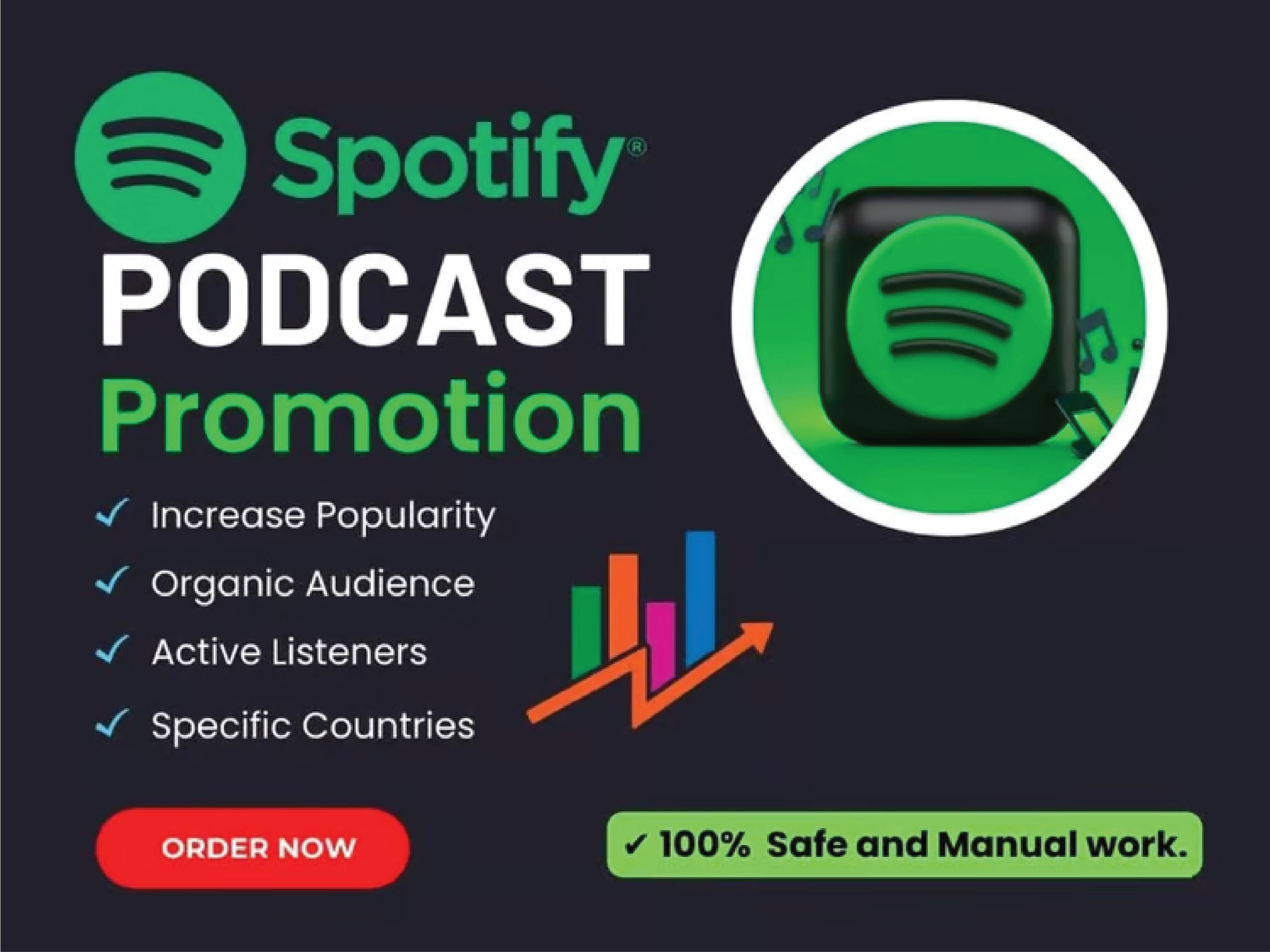 I Will Do A Full Time Sp0tify Podcast Promotion &...