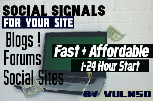 100+ Social Signals from Blogs/Forums & Social Si...