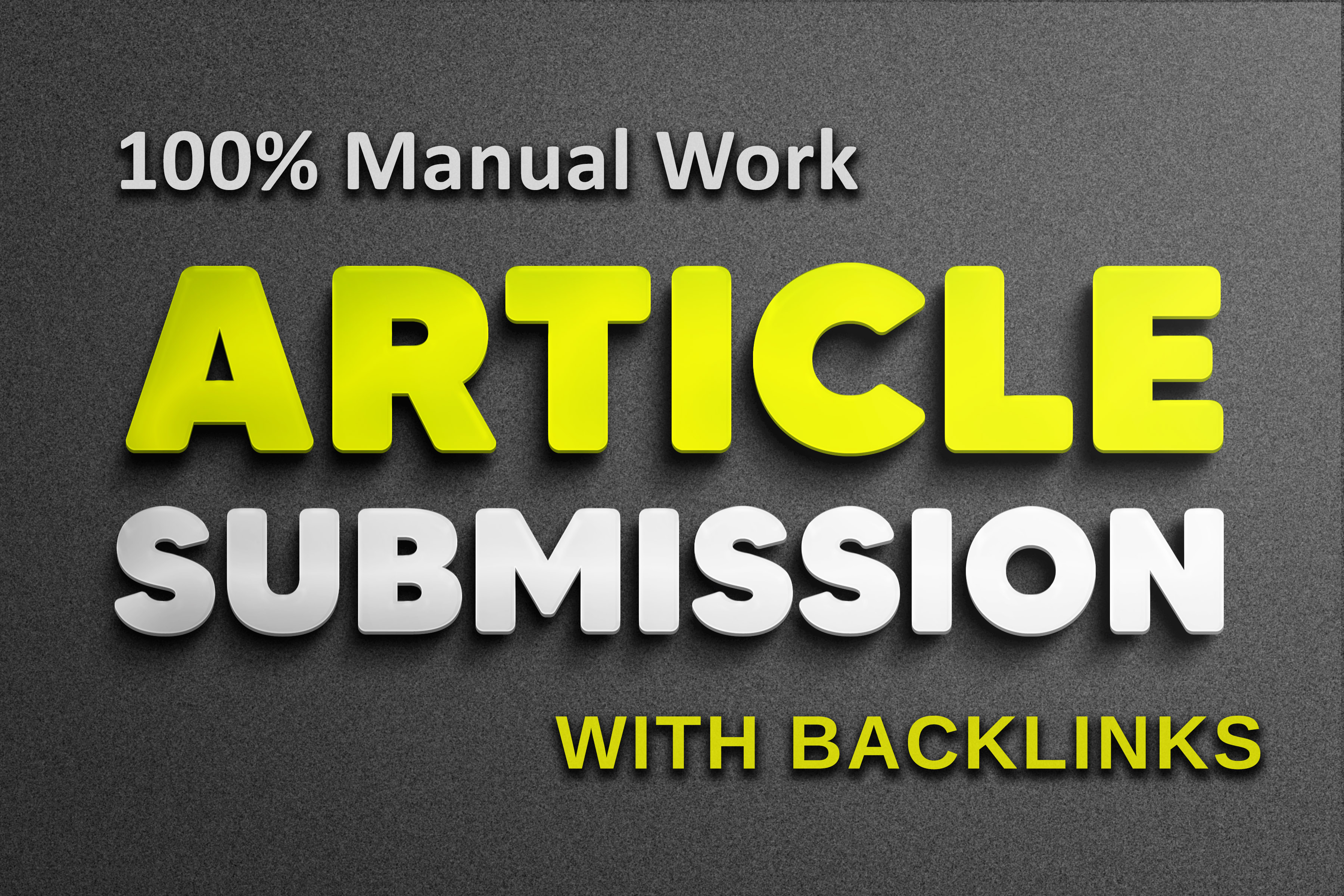 30 Article Submissions with backlinks to get help to increase traffic and Google ranking 