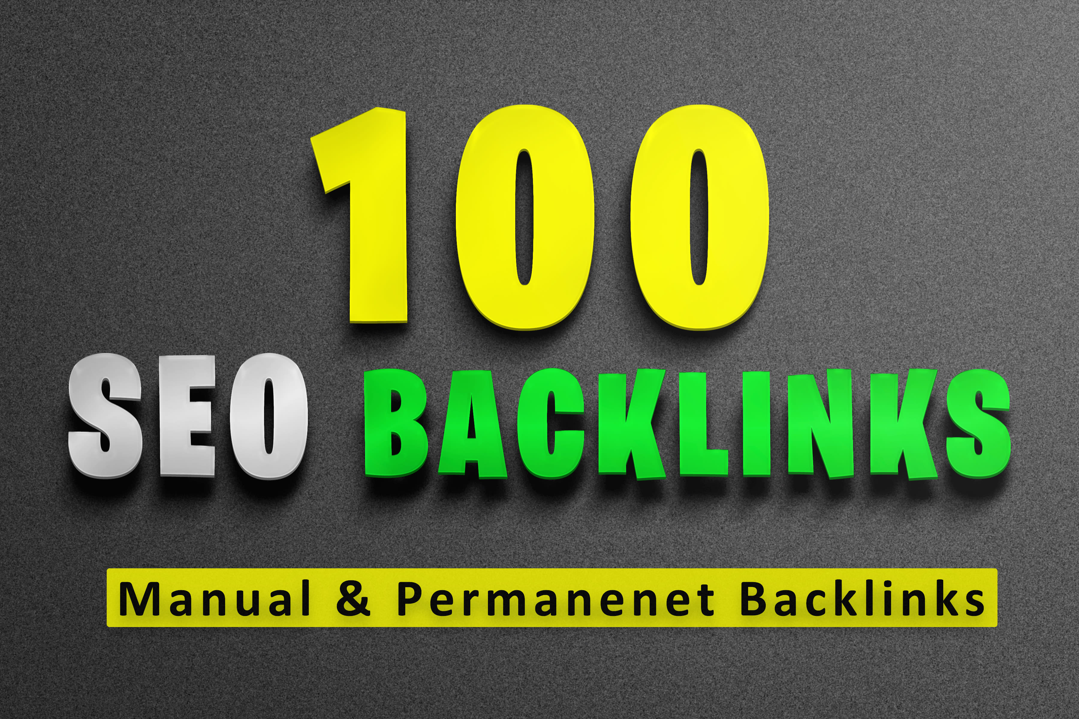 do manually 100 SEO backlinks, high da, and permanent links of any website