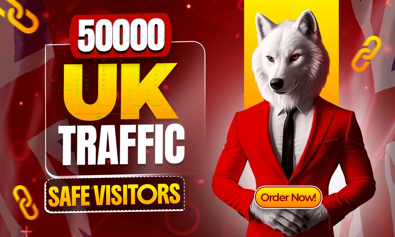 Send 5000 Traffic From UK To Your Website Safe Visito...