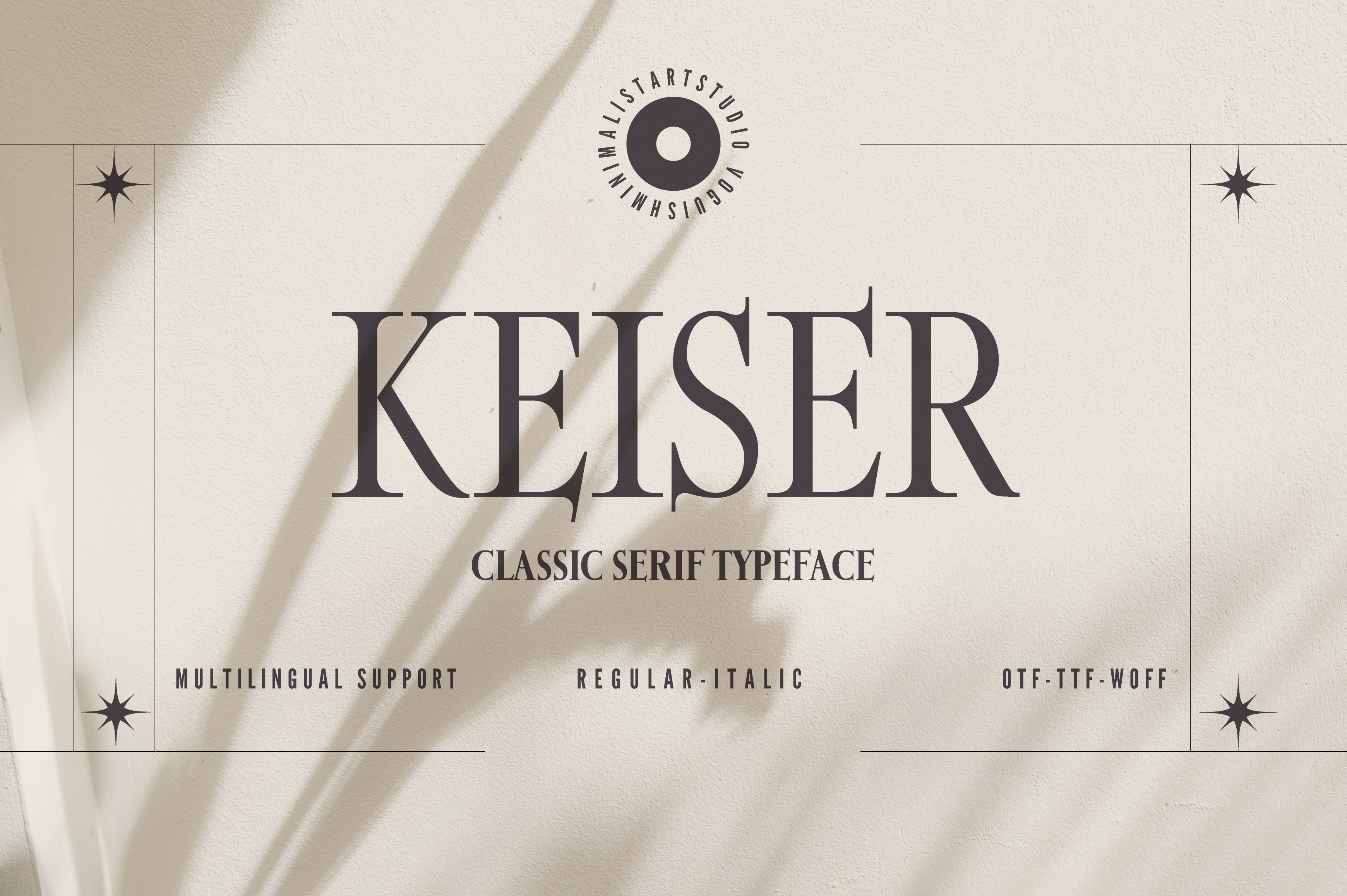 I Will Create Custom Unique, Minimalist & Elegant Serif Font, I'll Provide Italic Version As Bonus