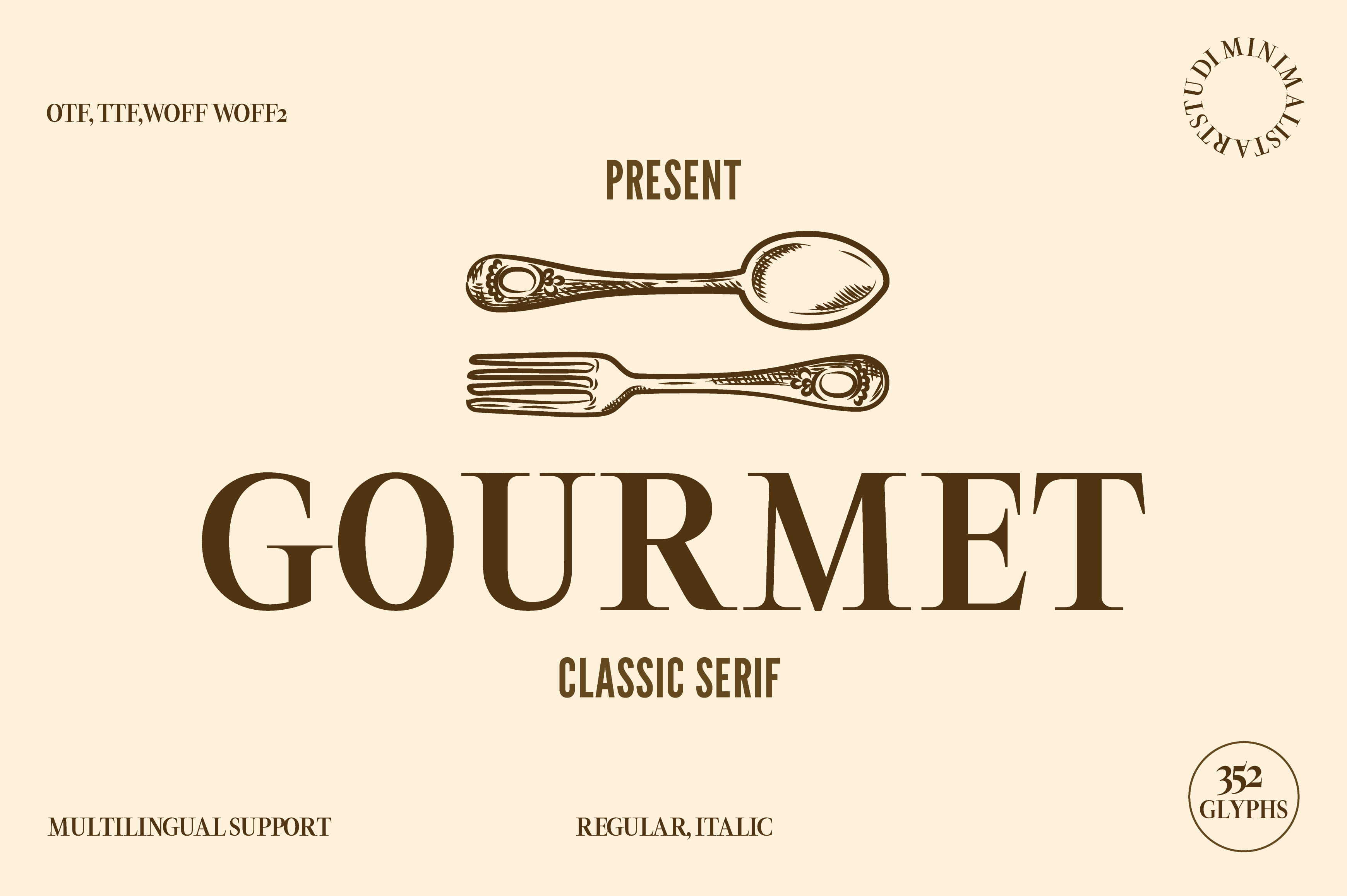 I Will Create Custom Unique, Minimalist & Elegant Serif Font, I'll Provide Italic Version As Bonus