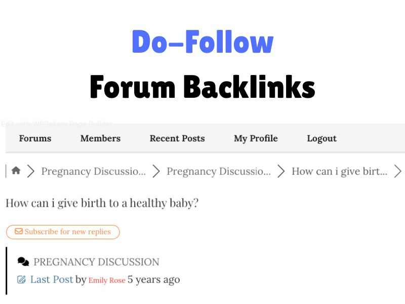 I Will Create Do-Follow Forum Backlinks