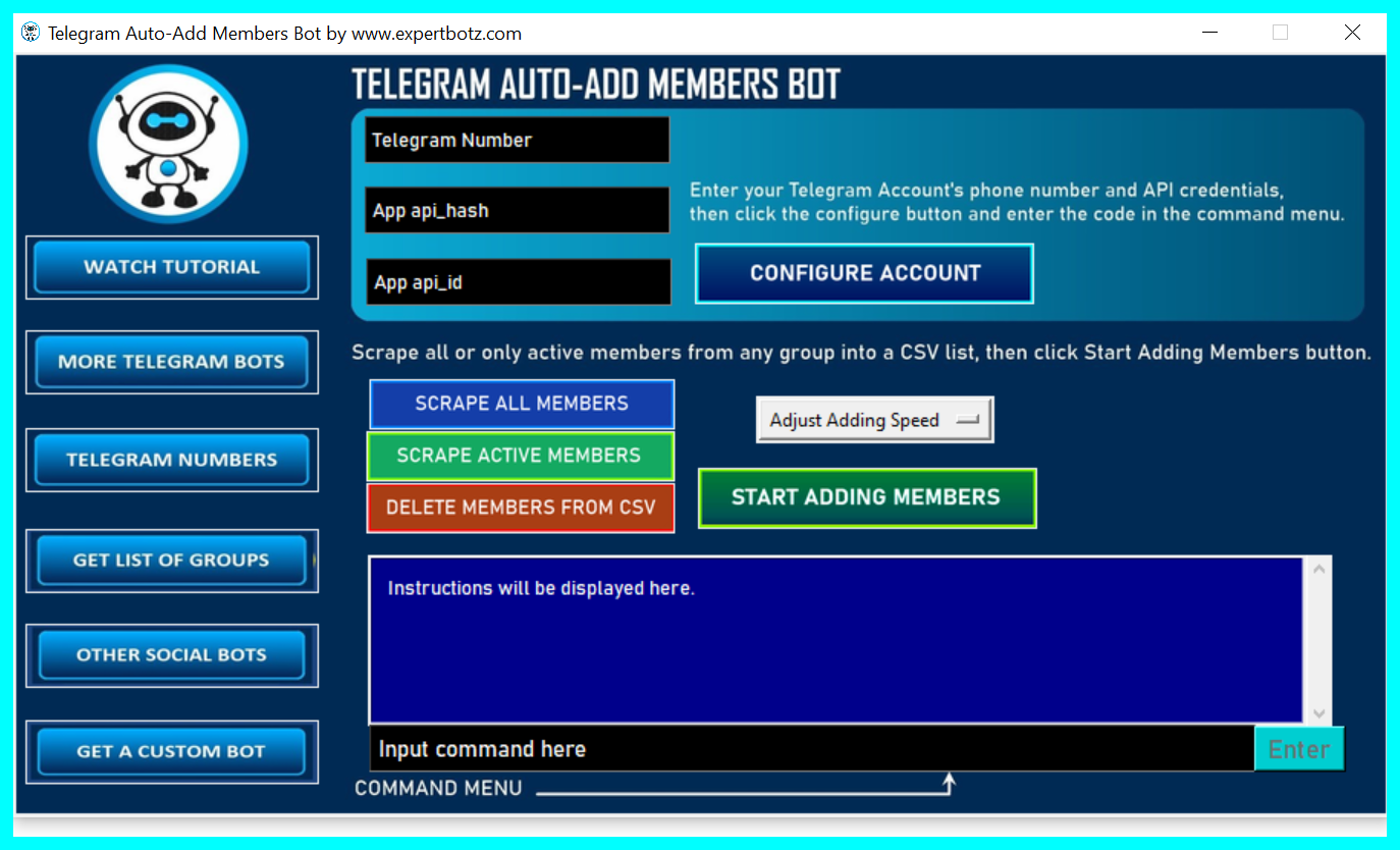 Telegram Auto-Adding Bot- add unlimited users from any GR0UP to yours